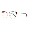 Ladies Fashion Metal Cat Eye Optical Frames